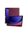 Samsung Galaxy X510 Tab S9 Fe 11 Kılıf Kalemlikli Mars Tablet Kılıfı - Mürdüm
