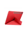 Samsung Galaxy X610 Tab S9 Fe Plus 12.4 Kılıf Kalemlikli Mars Tablet Kılıfı - Kırmızı