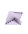 Samsung Galaxy X610 Tab S9 Fe Plus 12.4 Kılıf Kalemlikli Mars Tablet Kılıfı - Lila