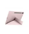Samsung Galaxy X610 Tab S9 Fe Plus 12.4 Kılıf Kalemlikli Mars Tablet Kılıfı - Rose Gold