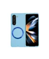 Samsung Galaxy Z Fold 5 Kılıf Mata Fold Kapak - Sierra Blue