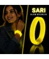 Sarı Kalın Glow Bileklik – Kırılarak Yanan Parti ve Festival Bilekliği