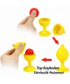 Sarı Renk Sihirli Kupa Top Kaybetme Oyunu 7 cm