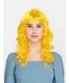 Sarı Renk Uzun Dalgalı Parti Peruğu