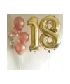 Sarı Renkli 40*100 Rakam Folyo Balon