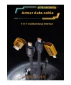 Şarj Kablosu 27w Ve 65w Hızlı Şarj Type-c Iphone Hepsi İle Uyumlu Paraşüt İpinden Kopmaz Kablo