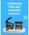 Şarj Kutulu Kablosuz Bluetooth Kulak İçi Spor Kulaklık