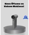 Şarjlı 130000 Rpm Hava Üflemeli Ve Vakumlu Araç Ev Temizlik Makinesi