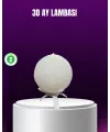 Şarjlı 3d Baskılı 16 Renk Ay Lambası  Stand
