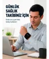 Şarjlı Bilekten Dijital Tansiyon Ölçer Geniş Lcd Ekranlı