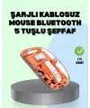 Şarjlı Ergonomik Fare – 1600 Dpı, Sessiz Tıklama Özellikli