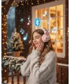 Şarjlı Kablosuz Tavşan Tasarımlı Bluetooth Kulaklık Tf Kart Girişli