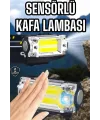 Şarjlı Kafa Feneri Suya Dayanıklı Ayarlanabilir Kamp Feneri
