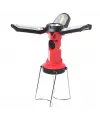 Şarjlı Katlanabilir 3 XCob Led + 3W Led Çok Fonksiyonlu Kamp Feneri P-8801