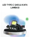 Şarjlı Led Kafa Lambası 800 Lumen Cob Xpe Ayarlanabilir Başlıklı