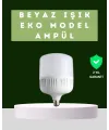 Şarjlı Led Torch Ampul 30 Watt Beyaz Işık Enerji Tasarruflu