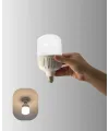 Şarjlı Led Torch Ampul 30 Watt Beyaz Işık Enerji Tasarruflu