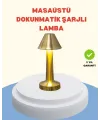 Şarjlı Masa Lambası 3 Işık Modu Kademesiz Karartma Metal Gövde