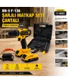 Şarjlı Matkap Seti 24W 1350 RPM Çantalı