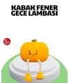 Şarjlı Pumpkin Led Masa Lambası Zamanlayıcılı Dokunmatik
