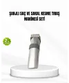 Şarjlı Saç Ve Sakal Kesme Makinesi – Paslanmaz Çelik Bıçak, Ayarlanabilir Başlık