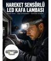 Şarjlı Wave Sensörlü Led Kafa Feneri Outdoor Kullanım Yeni Nesil