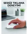 Şarjlı Wireless Mouse Bluetooth Çift Modlu Sessiz Yüksek Hassasiyetli Fare
