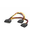 Sata Power 2 Li Çoklayıcı Kablosu 15 Cm Siyah HDX5519