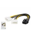Sata To 8 Pin Ekran Kartı Power Kablosu - Siyah HDX5504