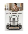 Sefer Tası Paslanmaz Çelik Yemek Kabı 17 cm 2 LİTRE 721367