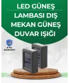 Şeffaf Abajurlu Duvar Tipi Solar Işık