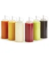 Şeffaf Kapaklı Sızdırmaz Yağlık Sosluk Şişesi Plastik Yağdanlık 400 Ml. Ap-9028