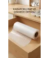 Şeffaf Kaydırmaz Dolap İçi Raflık Örtüsü 45x300 Cm Koruyucu Pvc Malzeme