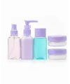 Şeffaf Seyahat Dolum Şişesi Seti 5 Parça Kozmetik Organizer