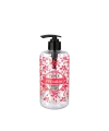 Şeffaf Sıvı Sabunluk Yuvarlak Plastik Pompalı 500 Ml
