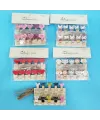 Şekilli Renkli Ahşap Mandal Seti (10lu Paket)