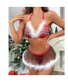 Seksi Transparan Etekli Yılbaşı Kostümü TG279301
