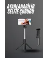 Selfie Çubuğu Tripod Bluetooth Kumandalı Selfie Çubuğu Telefon Tutucu