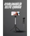 Selfie Çubuğu Tripod Bluetooth Kumandalı Selfie Çubuğu Telefon Tutucu