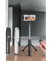 Selfie Çubuğu Tripod Kumandalı Telefon Tutucu Siyah
