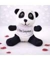 Seni Seviyorum Tişörtlü Sevimli Peluş Panda