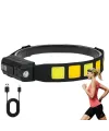 Sensörlü Cob Xpg Led Kafa Lambası Wt-066