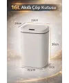 Sensörlü Çöp Kovası Otomatik Kapak Temassız