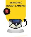 Sensörlü Güneş Enerjili Duvar Lambası