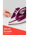Seramik Tabanlı Kırmızı 2200 Watt Şok Buharlı Ütü