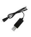 Sertec 3.7v Li-ion 51005-2p Soket Drone Bataryası Usb Şarj Kablosu