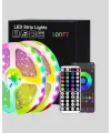 Sese Duyarlı 10m Smart Şerit Led Ios Android Kontrollü Rgb Işık