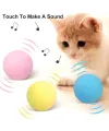 Sesli ve Akıllı Kedi Oyuncak Topu  50 mm, Hayvan Sesli, Eğlenceli Kedi Oyuncağı