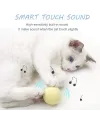 Sesli ve Akıllı Kedi Oyuncak Topu  50 mm, Hayvan Sesli, Eğlenceli Kedi Oyuncağı