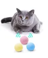 Sesli ve Akıllı Kedi Oyuncak Topu  50 mm, Hayvan Sesli, Eğlenceli Kedi Oyuncağı